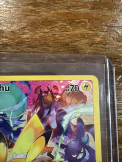Pokemon Pikachu TCG Full Art Holo Card 160/159 SWSH Crown Zenith Secret Rare - Image 3
