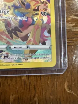 Pokemon Pikachu TCG Full Art Holo Card 160/159 SWSH Crown Zenith Secret Rare - Image 5