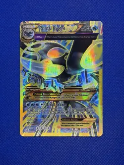 Primal Kyogre EX 96/98 2015 XY Ancient Origins Pokemon Card Shiny Full Art LP/MP - Image 1