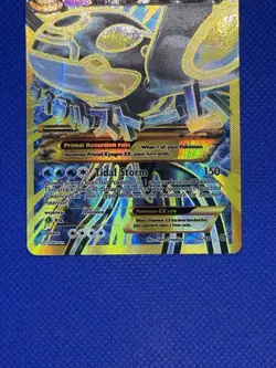 Primal Kyogre EX 96/98 2015 XY Ancient Origins Pokemon Card Shiny Full Art LP/MP - Image 4