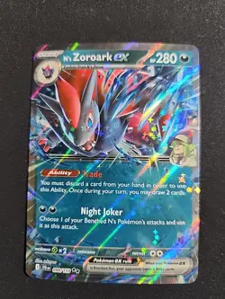 N's Zoroark ex 98 /159 JTG Journey Together Pokemon NM EN - Image 1