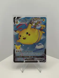 Pokemon TCG Flying Pikachu VMAX Holo Ultra Rare Card 007/025 25th Celebrations - Image 1