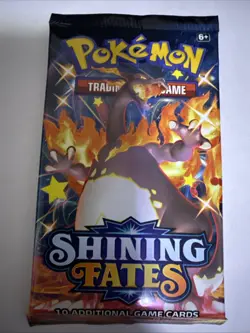 2021 | Pokemon | Shining Fates Booster Pack | TCG | Mega Charizard X Art 753569127335 - Image 1