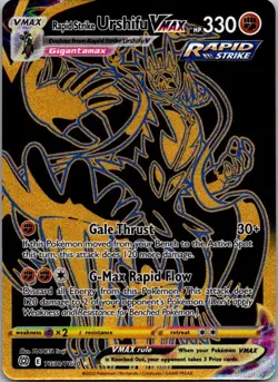 Rapid Strike Urshifu VMAX (Secret) Ultra Rare SWSH09: Brilliant Stars Trainer Ga - Image 1