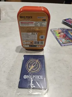 One Piece Monkey D. Luffy P-075 English Promo Tin Set Vol 2 Exclusive Sealed - Image 3