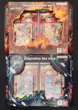 One Piece Illustration Box Vol 5 and Vol 6 Set Brand New Factory Sealed - Image 1
