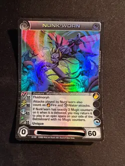 Nunk'worn - Super Rare - Chaotic Card - Rise of the Oligarch - Image 1
