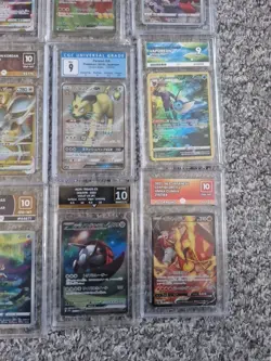 Pokemon TCG 12 Graded Card Slab Bundle Lot Bundle CGC, PG, GG, ACE Grading - Image 3