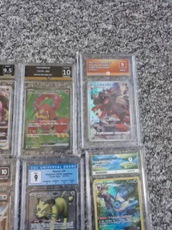 Pokemon TCG 12 Graded Card Slab Bundle Lot Bundle CGC, PG, GG, ACE Grading - Image 4
