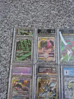 Pokemon TCG 12 Graded Card Slab Bundle Lot Bundle CGC, PG, GG, ACE Grading - Image 5