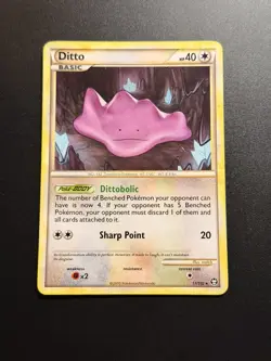 Pokemon Ditto 17/102 Triumphant Regular Rare Non Holo LP/NM - Image 1