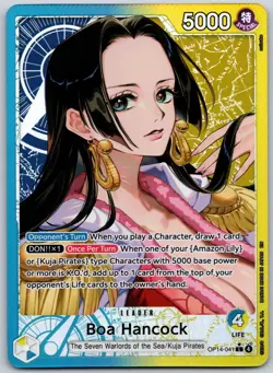 Boa Hancock - (Alternate Art) L The Azure Sea's Seven OP14-041 NM - Image 1