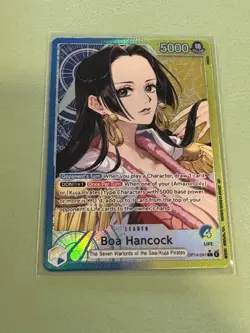 Boa Hancock - OP14-041 Leader (Alternate Art) The Azure Sea's Seven Foil NM - Image 1