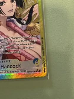 Boa Hancock - OP14-041 Leader (Alternate Art) The Azure Sea's Seven Foil NM - Image 4