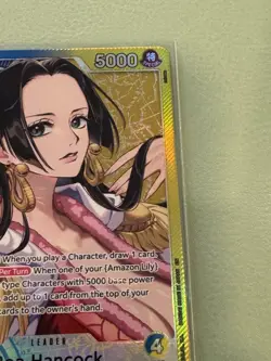 Boa Hancock - OP14-041 Leader (Alternate Art) The Azure Sea's Seven Foil NM - Image 5