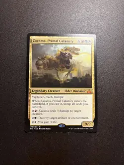 Zacama, Primal Calamity Foil Rivals of Ixalan Promo Card NM Condition - Image 3