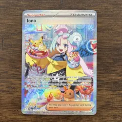 Iono 269/193 Sv02: Paldea Evolved Pokemon SIR Holo Card English NM - Image 1