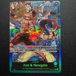 Ace & Newgate ST22-001 - One Piece TCG Starter Deck 22 Near-Mint Foil Leader - Image 1