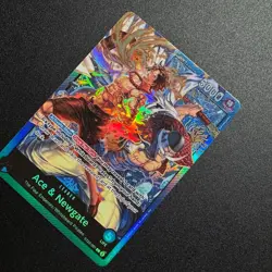 Ace & Newgate ST22-001 - One Piece TCG Starter Deck 22 Near-Mint Foil Leader - Image 2