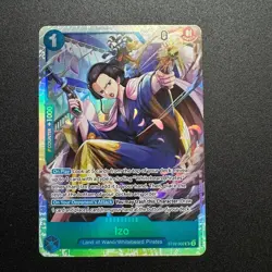 2x Izo ST22-002 SR Full Art Foil One Piece TCG Starter Deck 22 Ace & Newgate NM - Image 2