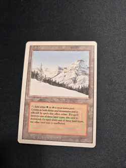 MTG Taiga Revised English Rare Reserved List Magic LP+/NM - Image 1