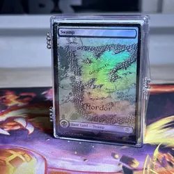 MTG LOTR Middle Earth FOIL Lot Of x70 Land Cards NM-Mint Pack Fresh. All Foil. - Image 1