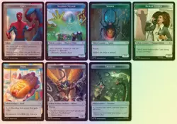 MTG Spider-Man - X80 FOIL Bulk Tokens Magic The Gathering - List Below - Image 1