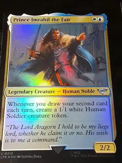 Prince Imrahil the Fair FOIL , Lord of the Rings , Near M, MTG ,FREE SHIPPING - Image 2