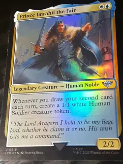Prince Imrahil the Fair FOIL , Lord of the Rings , Near M, MTG ,FREE SHIPPING - Image 3