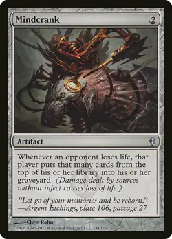 1x Mindcrank - NM English MTG - New Phyrexia - Image 1