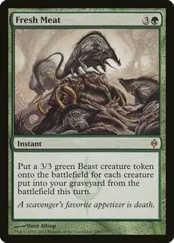 1x Fresh Meat - NM English MTG - New Phyrexia - Image 1
