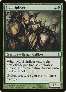 1x Maul Splicer - NM English MTG - New Phyrexia - Image 1