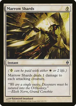 1x Marrow Shards - NM English MTG - New Phyrexia - Image 1