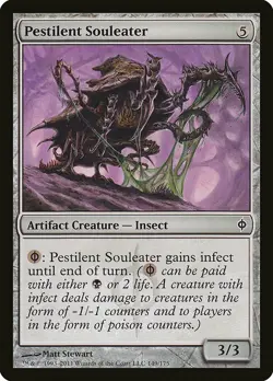 1x Pestilent Souleater - NM English MTG - New Phyrexia - Image 1