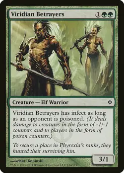 1x Viridian Betrayers - NM English MTG - New Phyrexia - Image 1