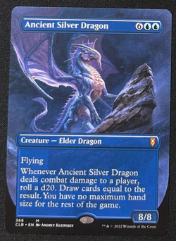 MTG Ancient Silver Dragon Commander Legends: Battle for Baldur's Gate 366 - Image 1
