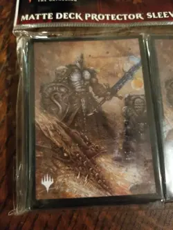 Dakkon Blackblade Legends Matte Deck Protector Sleeves 100 Ct. Ultra Pro MTG RKF - Image 1
