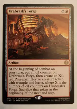 Urabrask's Forge Phyrexia: All Will Be One Regular NM+ - Image 1