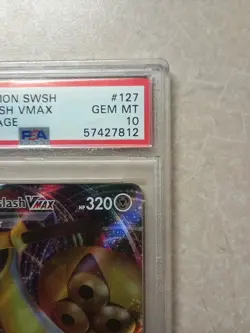 Pokemon Vivid Voltage - Aegislash VMAX Ultra Rare Full Art Foil #127/185 PSA 10 - Image 2