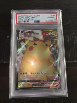 Pokemon Pikachu Vmax 044/185 Vivid Voltage Full Art PSA 10 - Image 1