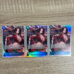 ONE PIECE TCG | 3x BOA HANCOCK OP07-051 SR CARD GAME | 500 Years In The Future - Image 1