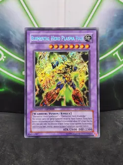 Yugioh Elemental Hero Plasma Vice CT04-EN006 Secret Rare NM - Image 1