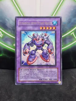 Yugioh Elemental Hero Steam Healer DP1-EN013 Ultra Rare 1st Edition LP/MP - Image 1