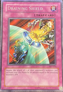 Draining Shield - AST-054 Rare Unlimited Edition YuGiOh TCG Card - Image 1