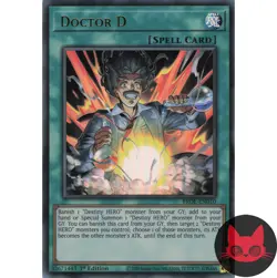Yugioh Doctor D BROL-EN010 Ultra Rare 1st Edition NM - Image 1