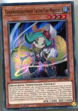 Yu-GI-OH Geschwindigkeitsroid Troter Fuki Modoshi Super rare LED8-DE002 - Image 1