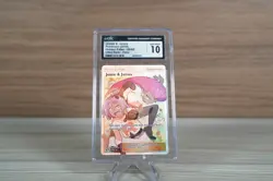 CGC 10 GEM MINT Jessie & James Full Art Trainer Hidden Fates 68/68 Pokemon Card - Image 1