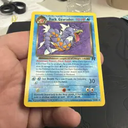 Dark Gyarados 25/82 Team Rocket 2000 Rare Non-Holo Vintage Pokemon TCG Card - Image 3
