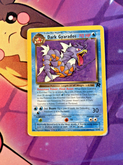 Dark Gyarados - 25/82 [Team Rocket] Pokemon TCG - Regular Unlimited RARE - HP - Image 1