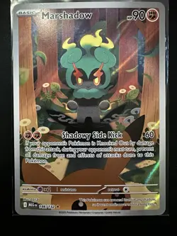Pokemon TCG Marshadow Illustration Rare Full Art Mega Evolutions 146/132 NM - Image 1